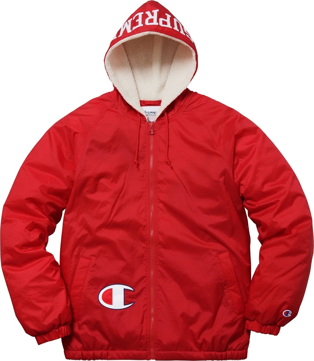 Supreme®/Champion® Sherpa Lined Hooded Jacket view 12